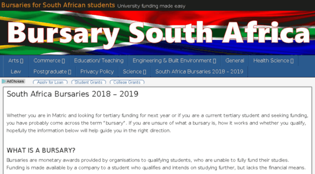 bursaries2016.co.za