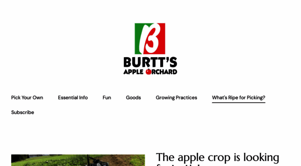 burttsappleorchard.com