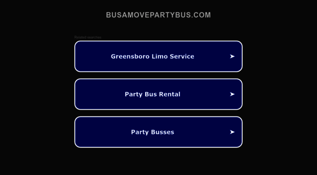 busamovepartybus.com