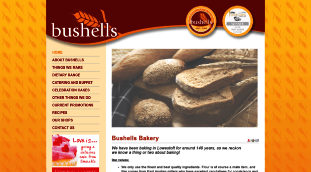 bushellsbakery.co.uk