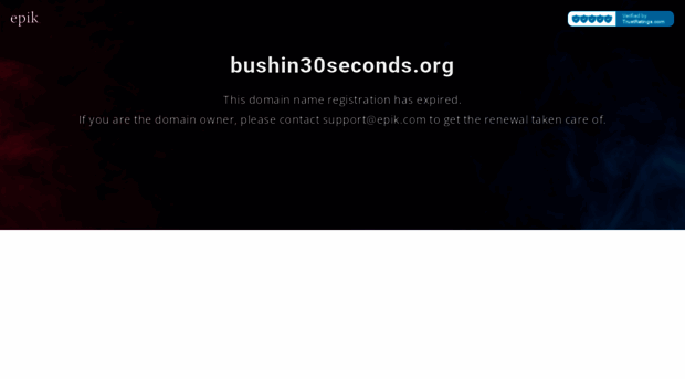 bushin30seconds.org