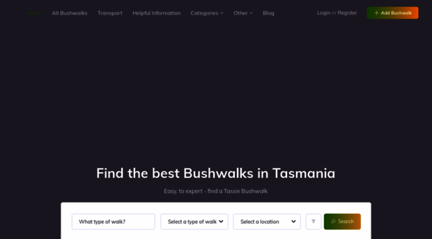 bushwalktasmania.com