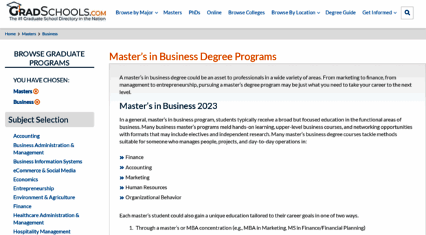 business.gradschools.com