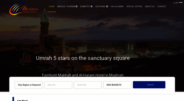 businessclasstours.com