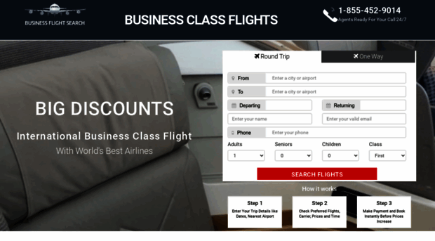 businessflightsearch.com