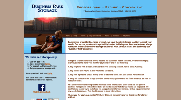 businessparkstorage.com