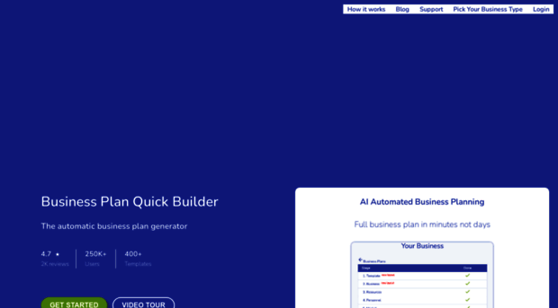 businessplanquickbuilder.com