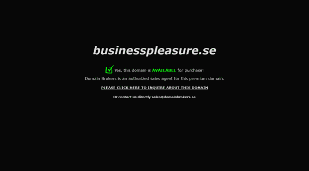 businesspleasure.se