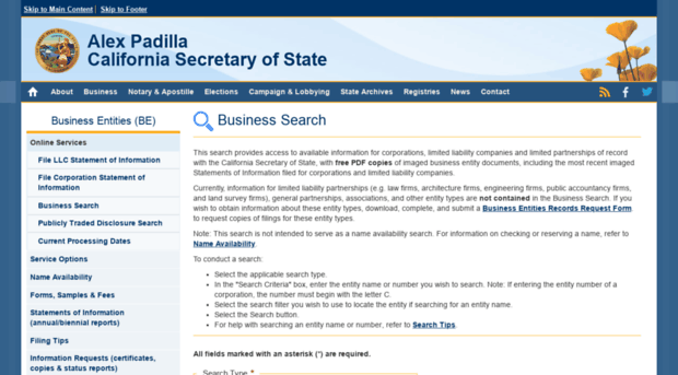 businesssearch.sos.ca.gov
