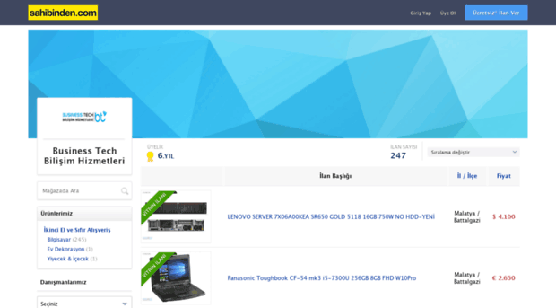 businesstechbilisim.sahibinden.com