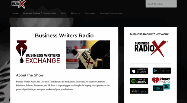 businesswritersradio.businessradiox.com