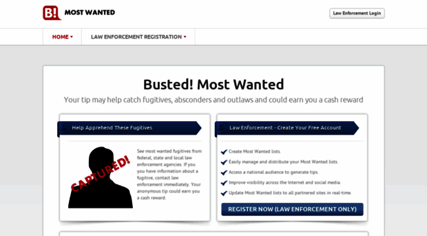 bustedmostwanted.com