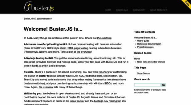 busterjs.readthedocs.io