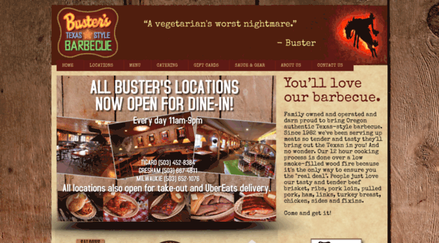 bustersbarbecue.com
