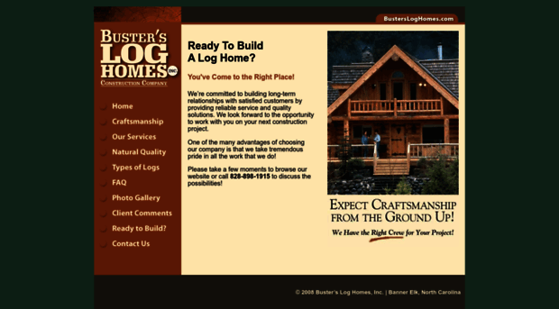 bustersloghomes.com