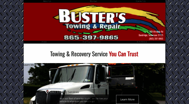 busterstowingandautorepair.com