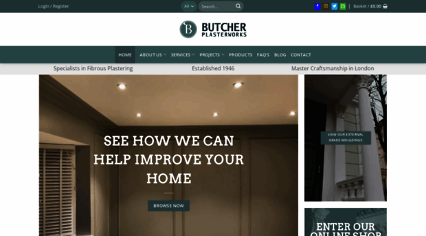 butcherplasterworks.com