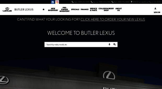 butlerlexus.com