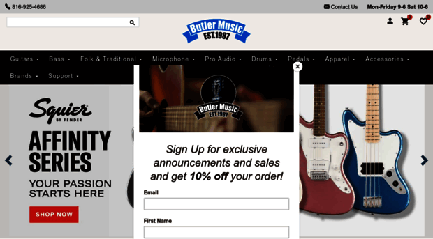 butlermusicstore.com