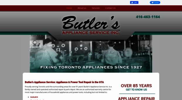 butlersapplianceservice.com