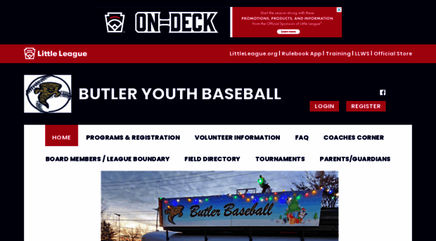 butleryouthbaseball.com