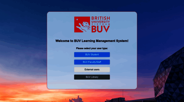 buv.instructure.com - BUV Learning Management System - BUV Instructure