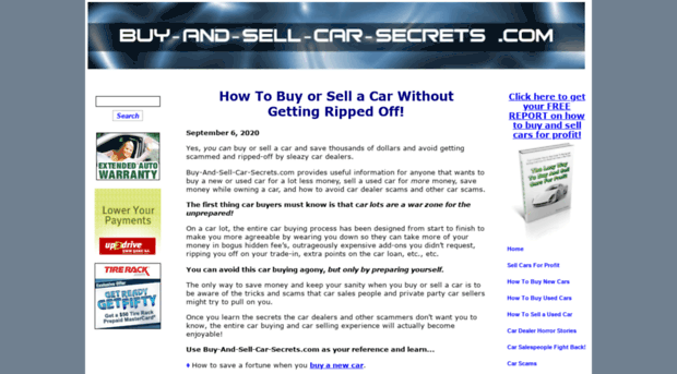 buy-and-sell-car-secrets.com