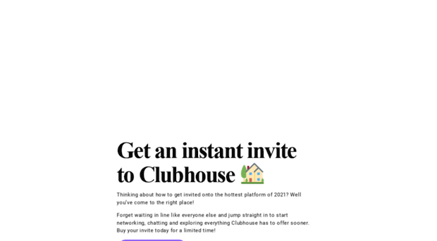 buyclubhouseinvite.com