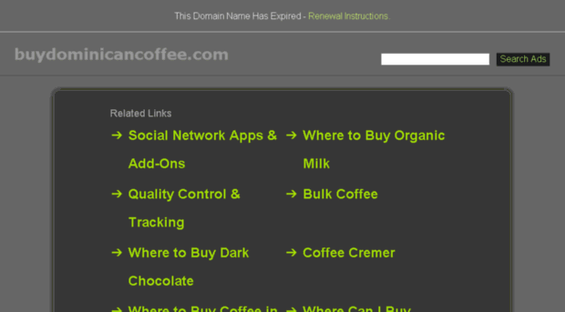 buydominicancoffee.com