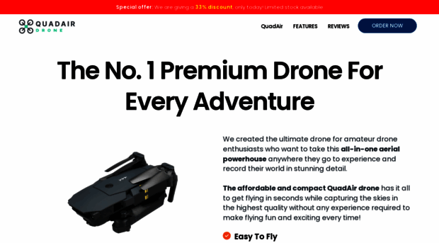 reviews of quadair drone