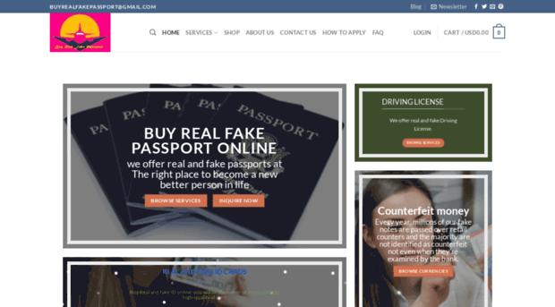 buyrealfakepassport.com