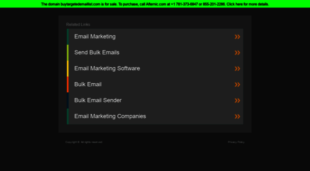 buytargetedemaillist.com