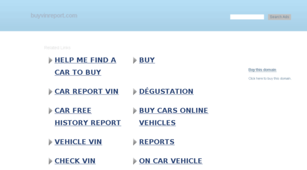 buyvinreport.com