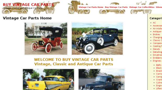 buyvintagecarparts.info