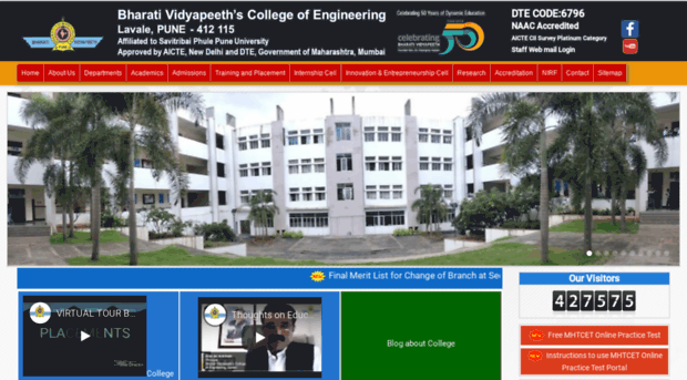 bvcoe.bharatividyapeeth.edu