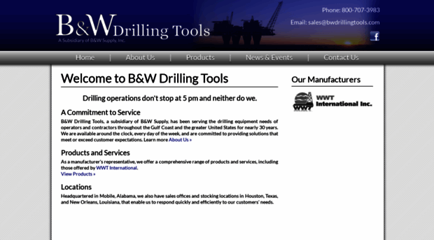 bwdrillingtools.com