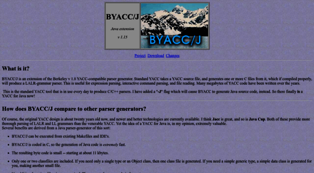 byaccj.sourceforge.net