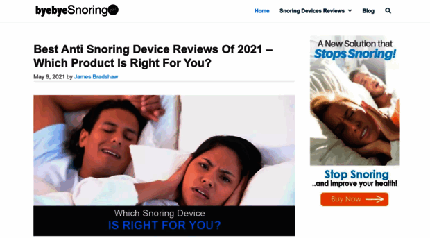 byebyesnoring.com