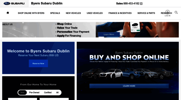 byerssubarudublin.com