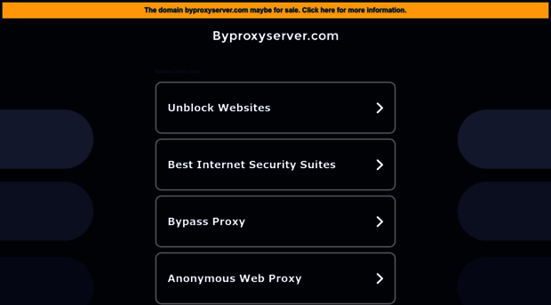 byproxyserver.com