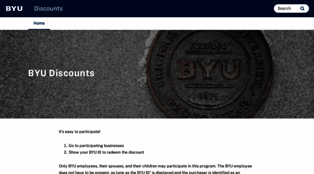 byudiscounts.byu.edu