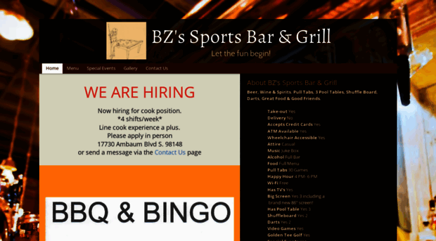 bzssportsbar.com