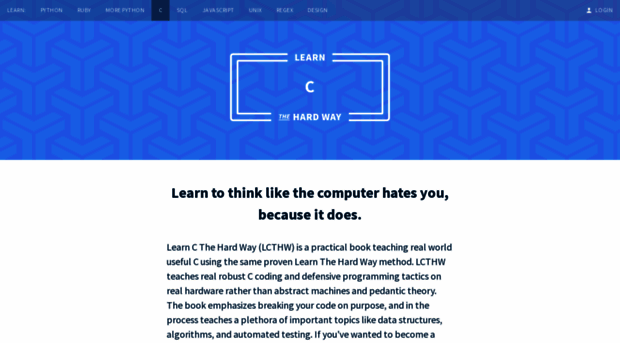 c.learncodethehardway.org