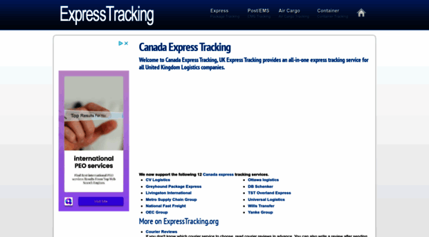 ca.expresstracking.org