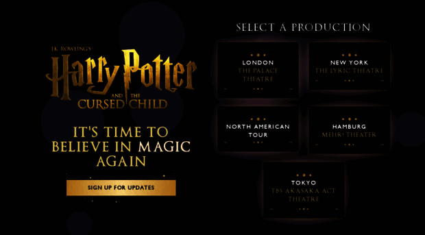 ca.harrypottertheplay.com