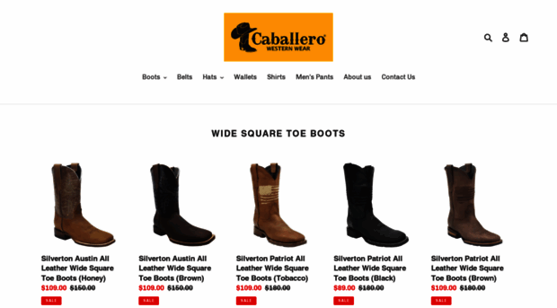 caballerowesternwear.com