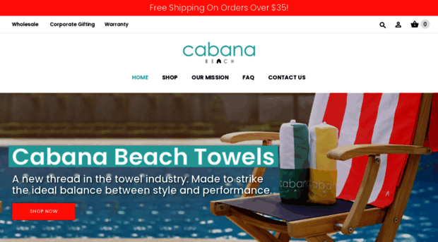 cabanabeachtowels.com