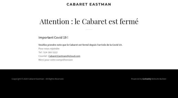 cabareteastman.com