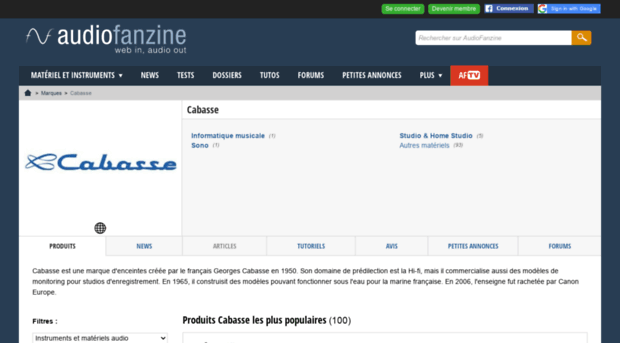 cabasse.audiofanzine.com