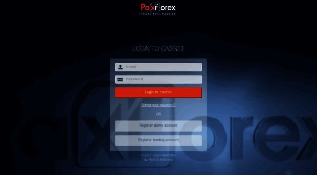 cabinet.paxforex.org